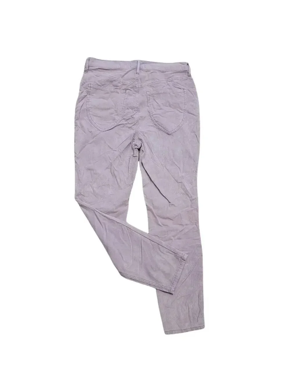 Free People Women's Sun Chaser Corduroy Skinny Ankle Jeans In Frosted Lilac